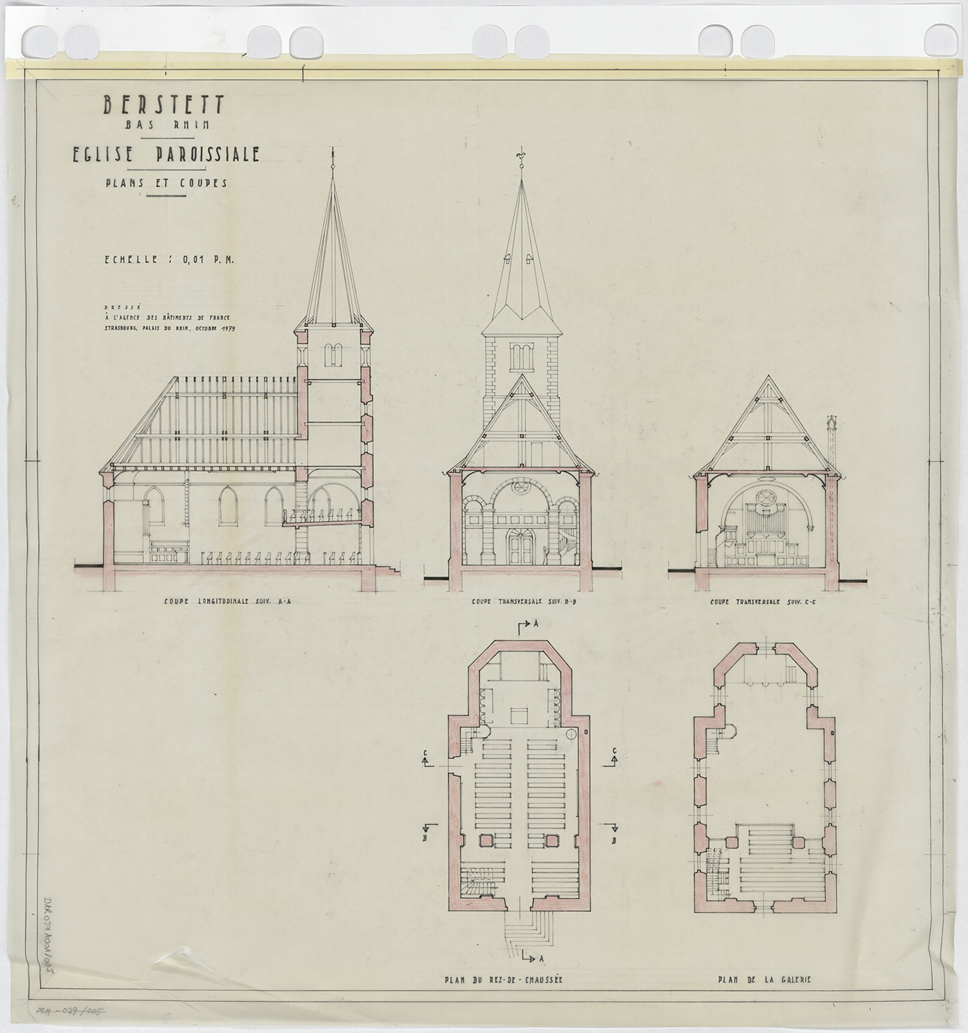 Plans et coupes.