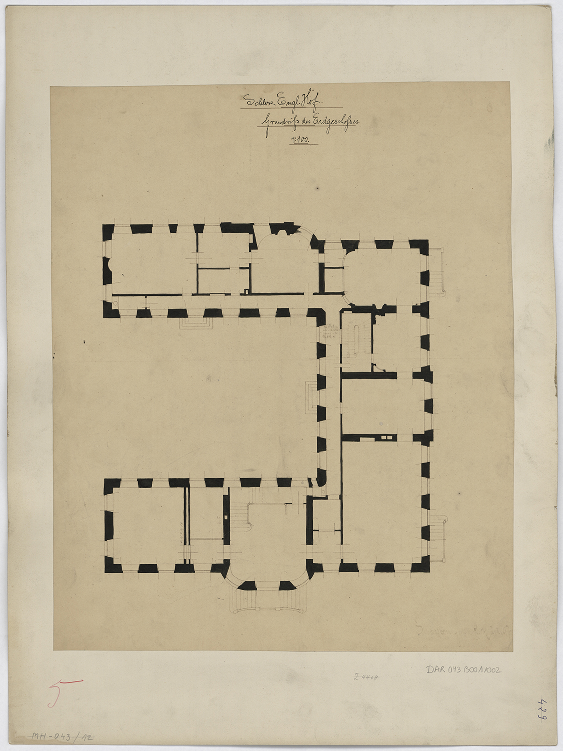 Plan du rez-de-chaussée.