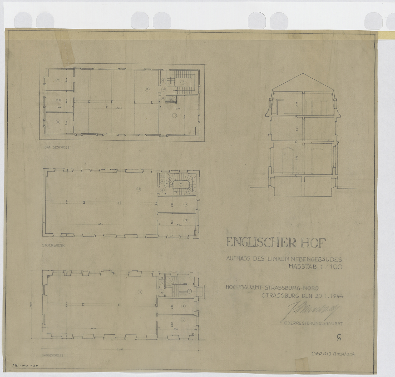 Plans des annexes.