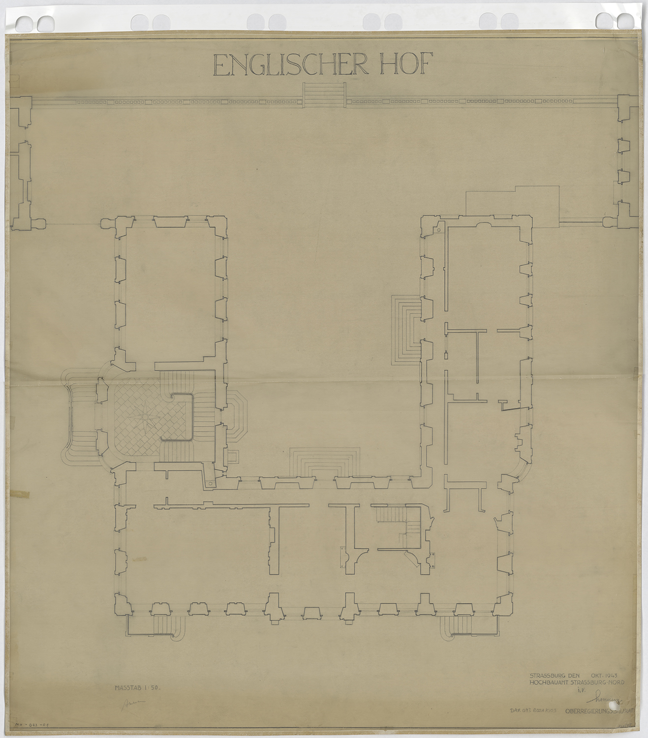 Plan du rez-de-chaussée.