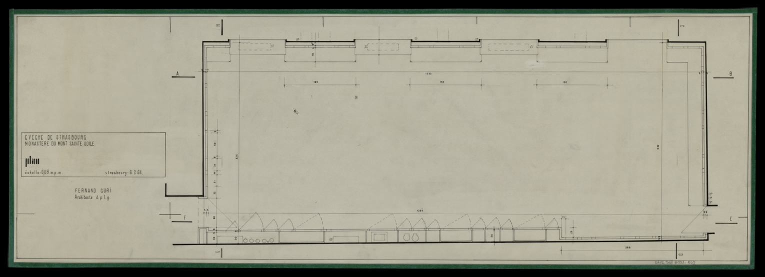 Plan de masse d’une pièce.