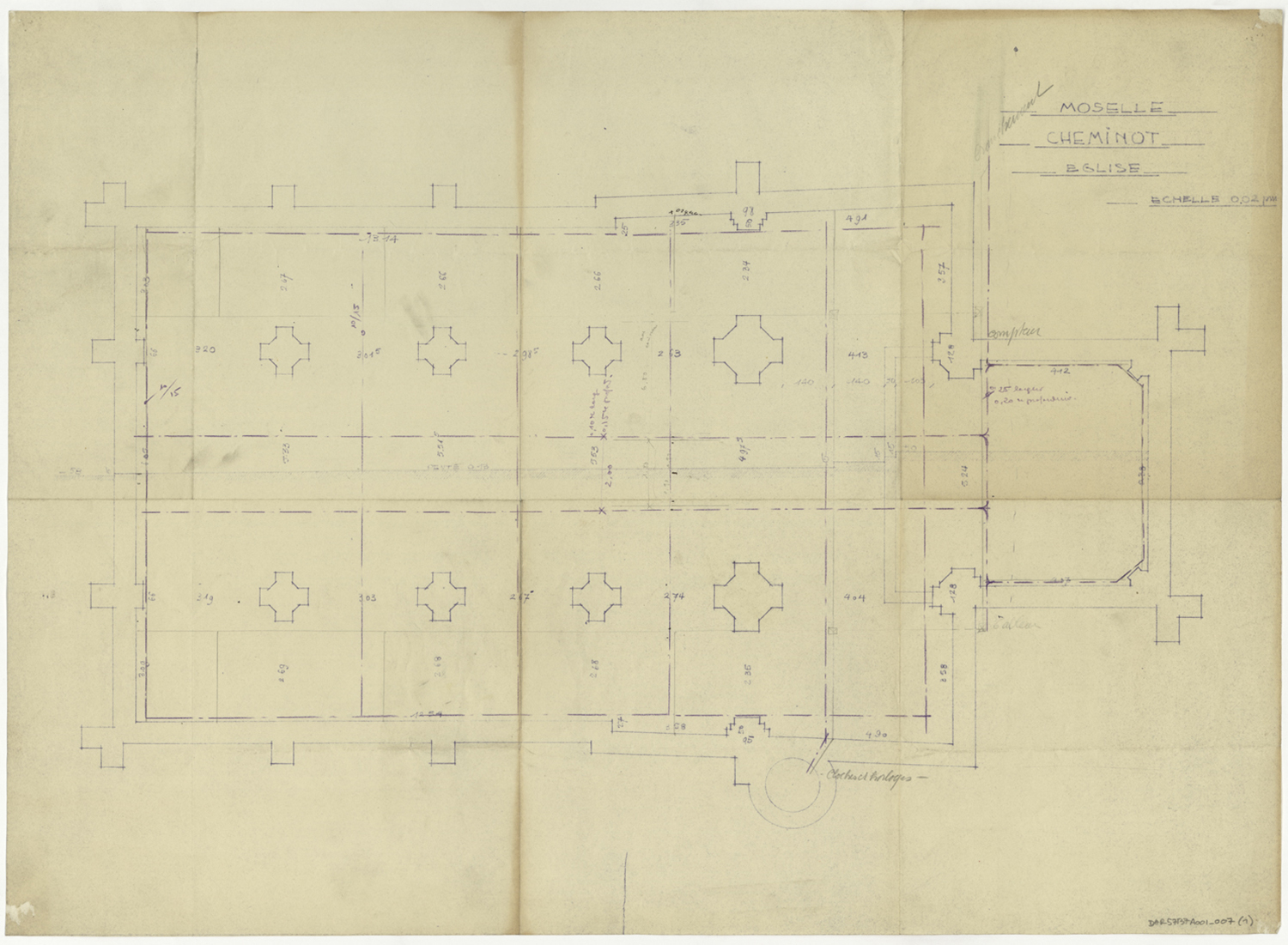 Plan de masse.