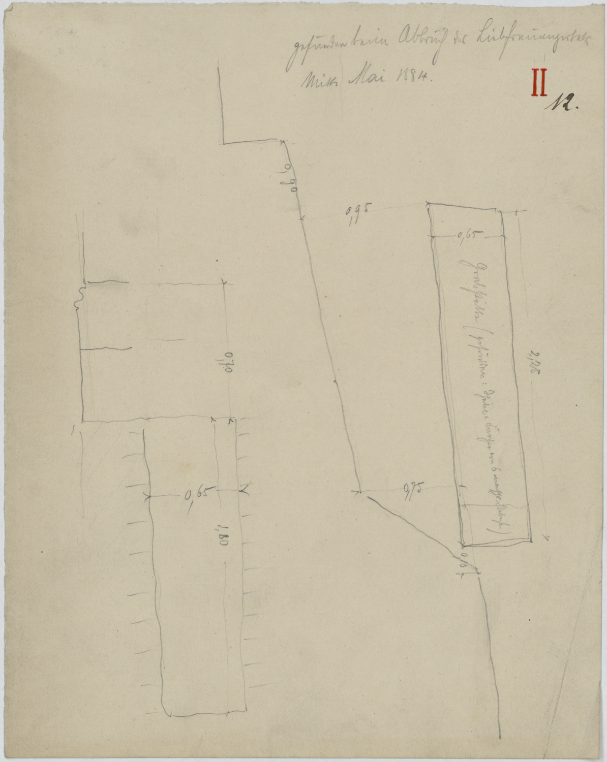 Portail de la Vierge, plans.