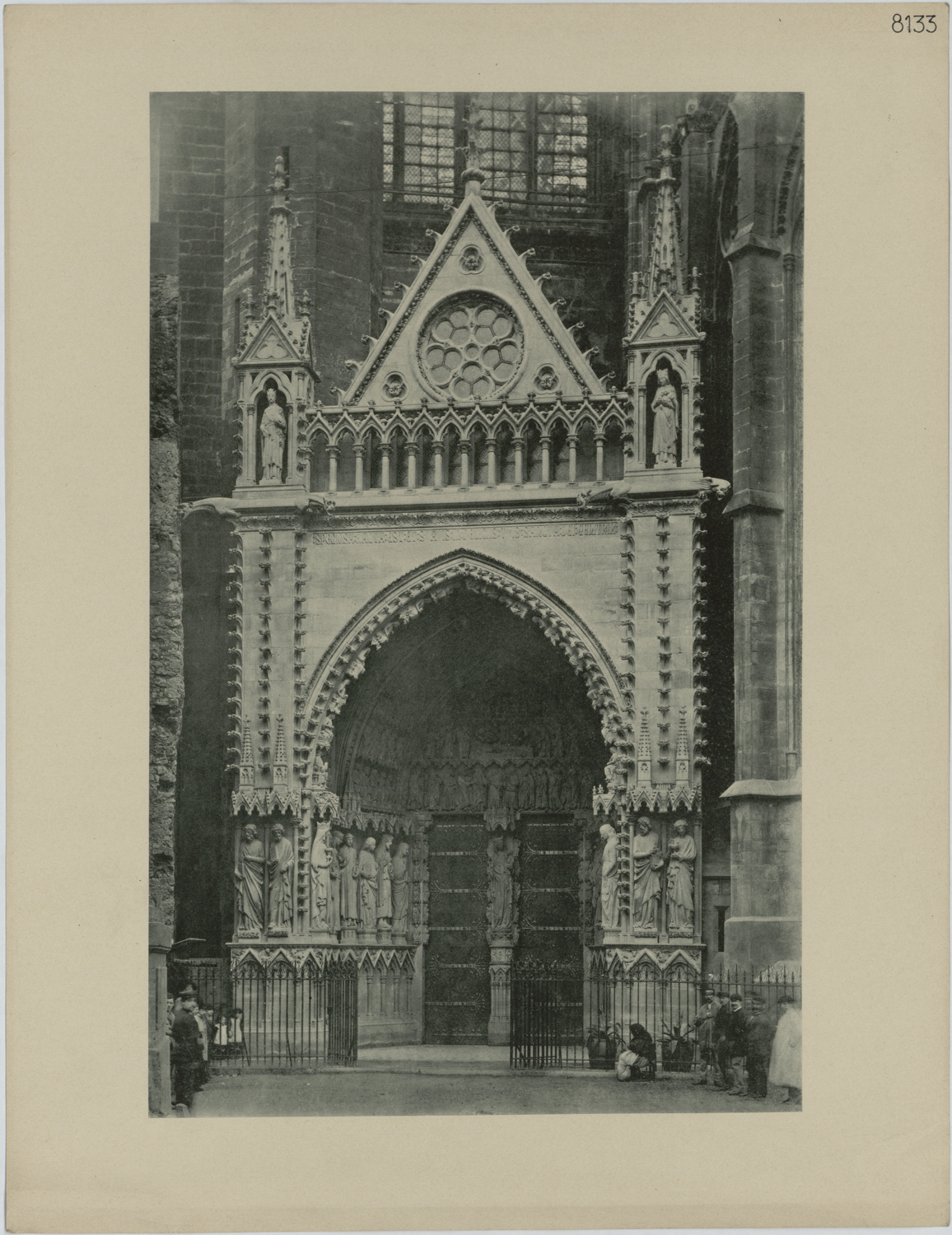 Portail de la Vierge, vue après restauration.