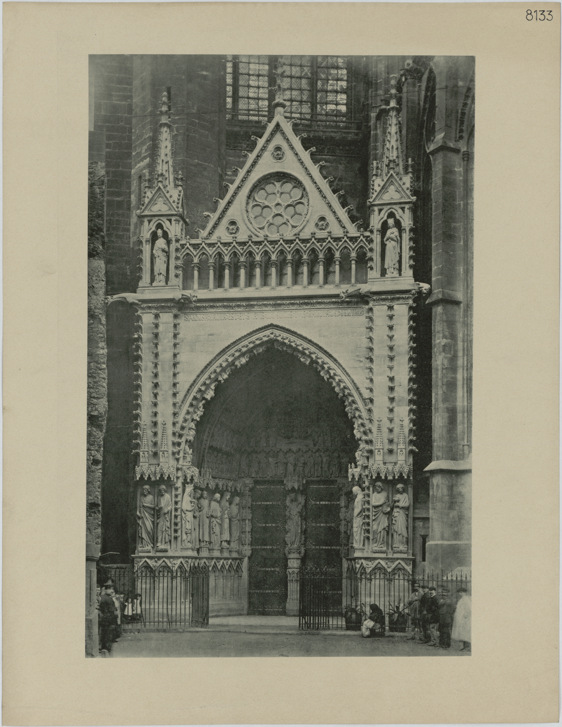 Portail de la Vierge, vue après restauration.