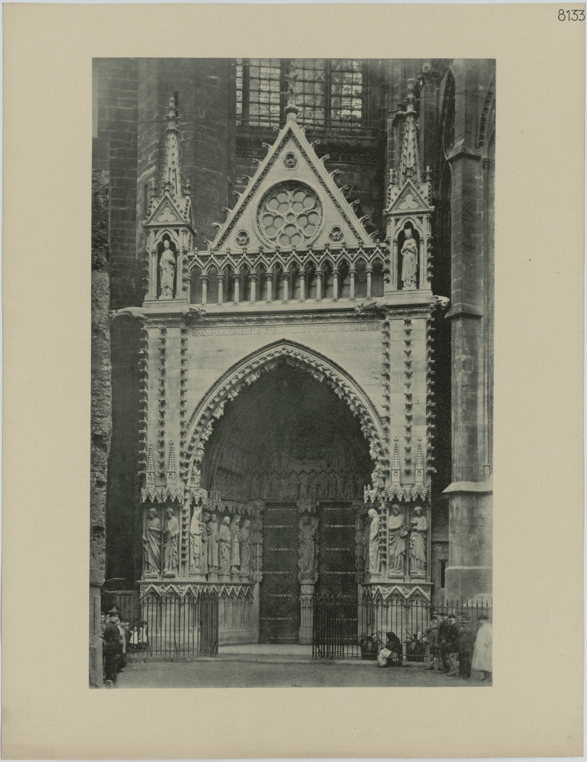 Portail de la Vierge, vue après restauration.