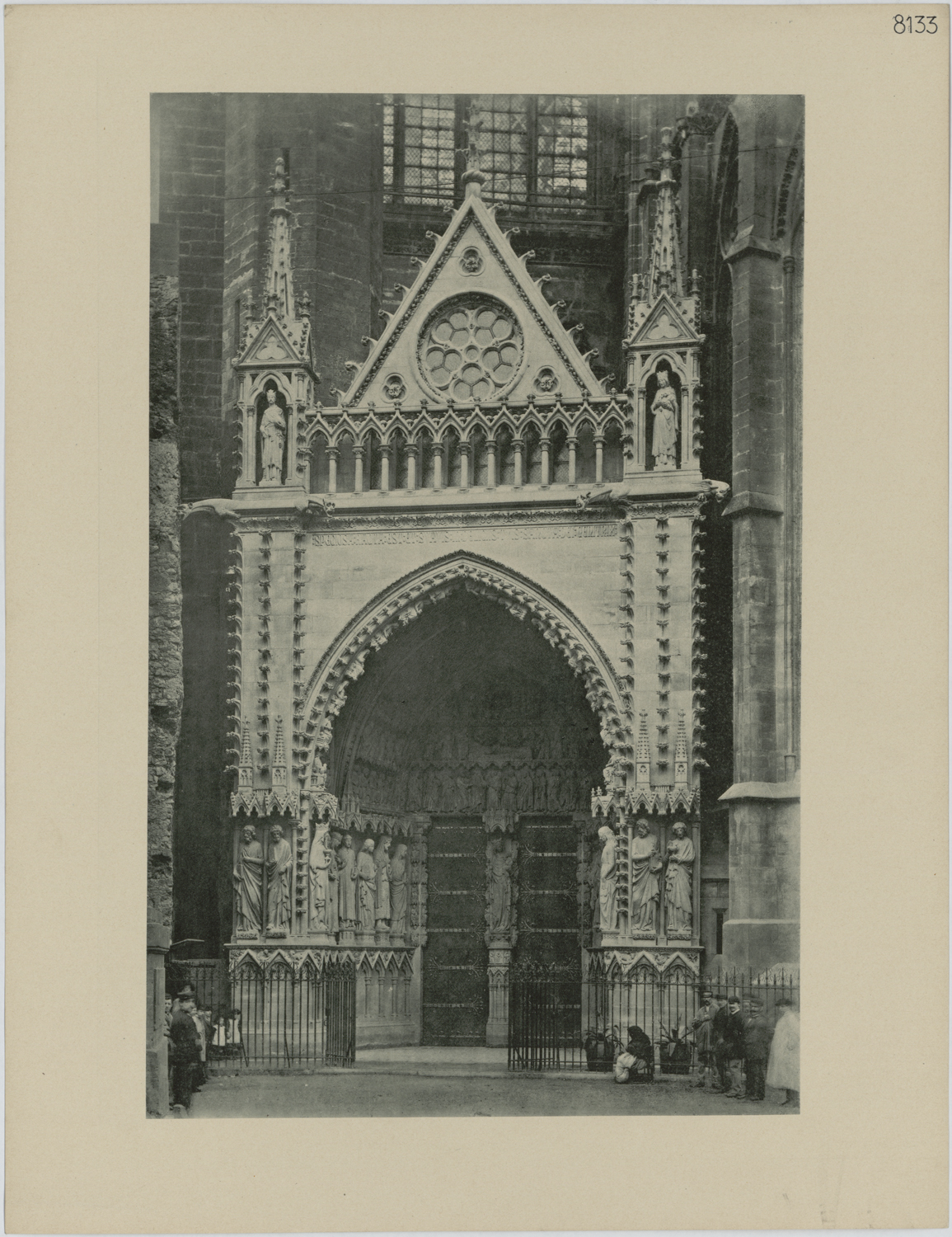 Portail de la Vierge, vue après restauration.