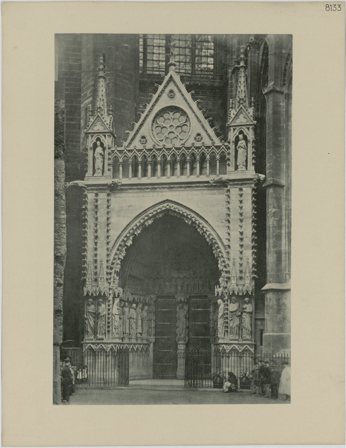 Portail de la Vierge, vue après restauration.