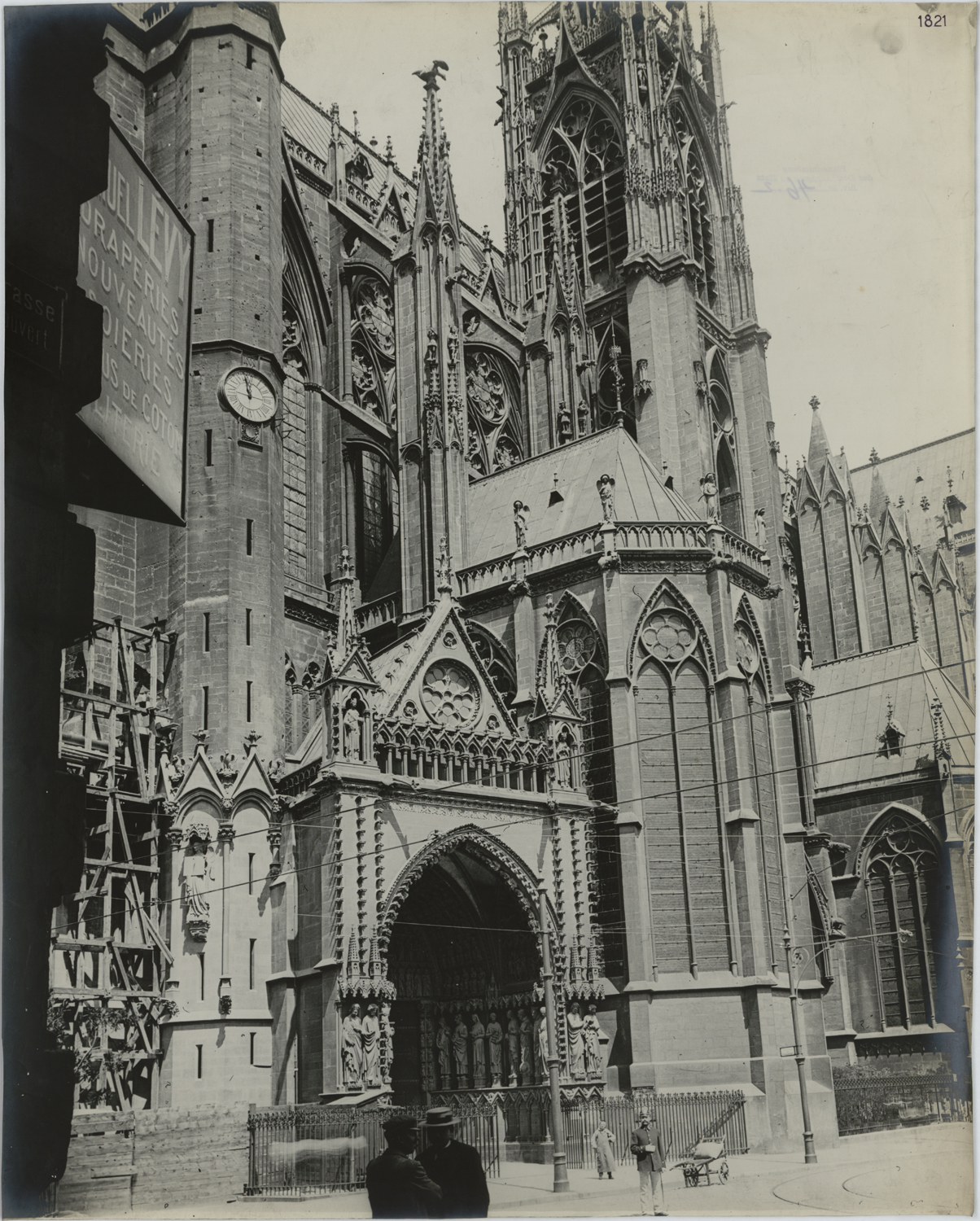 Portail de la Vierge, vue après restauration.