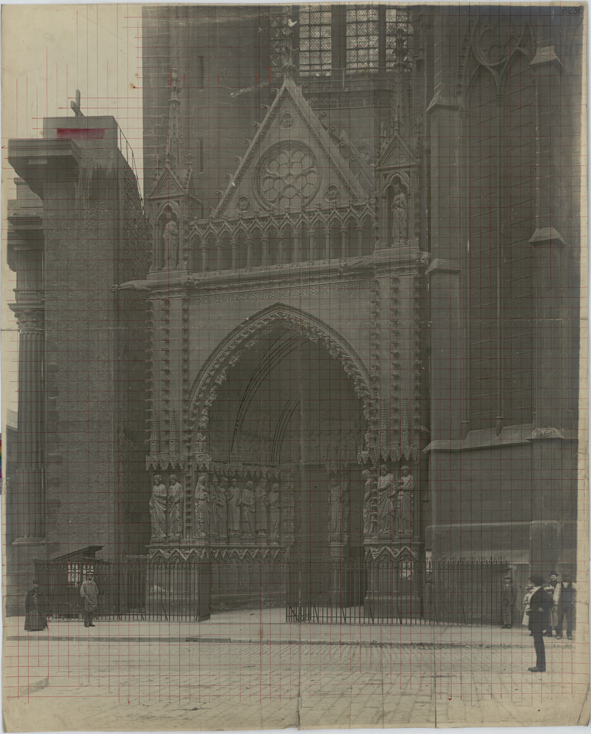 Portail de la Vierge, vue après restauration.