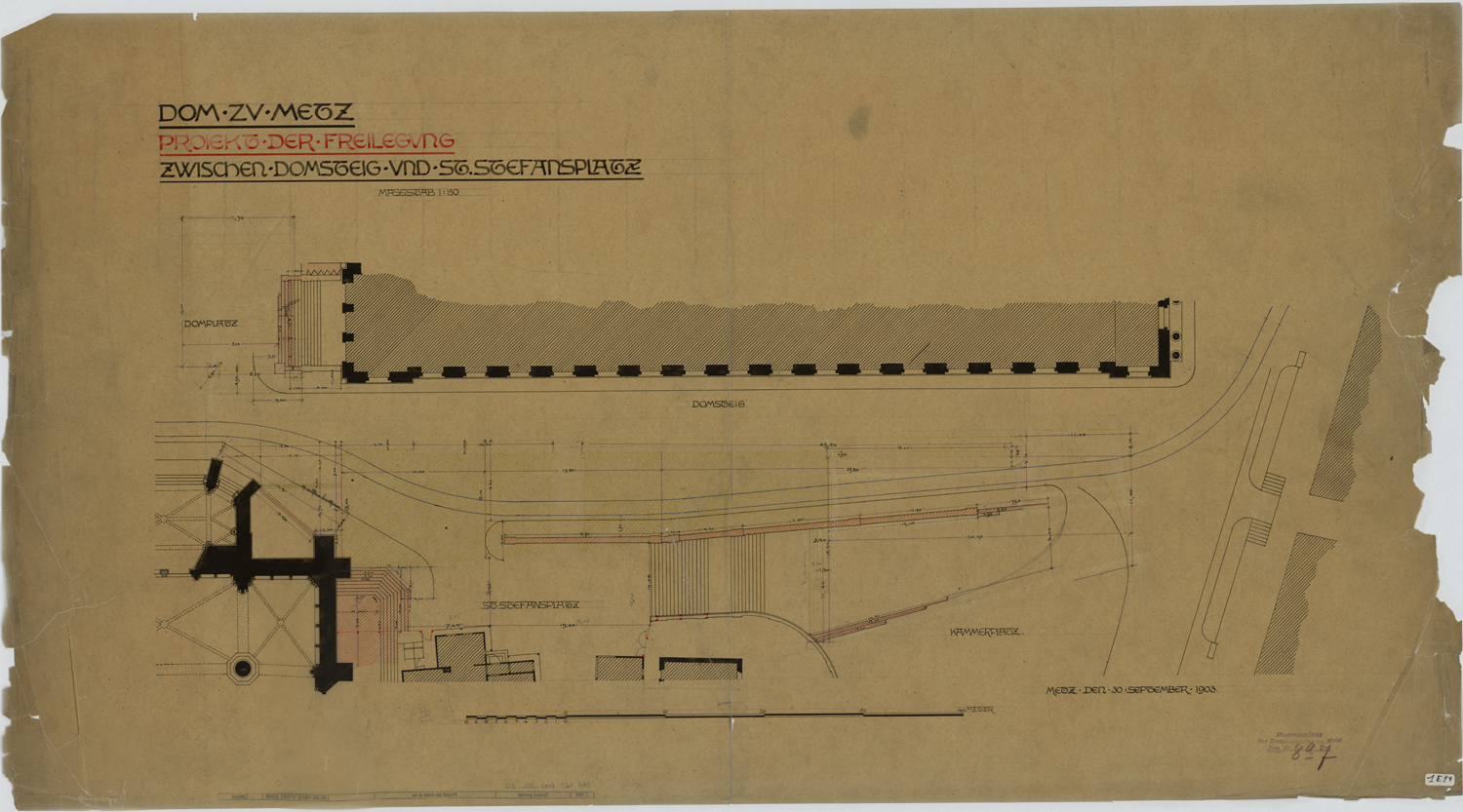 Grand Portail, plan de situation.