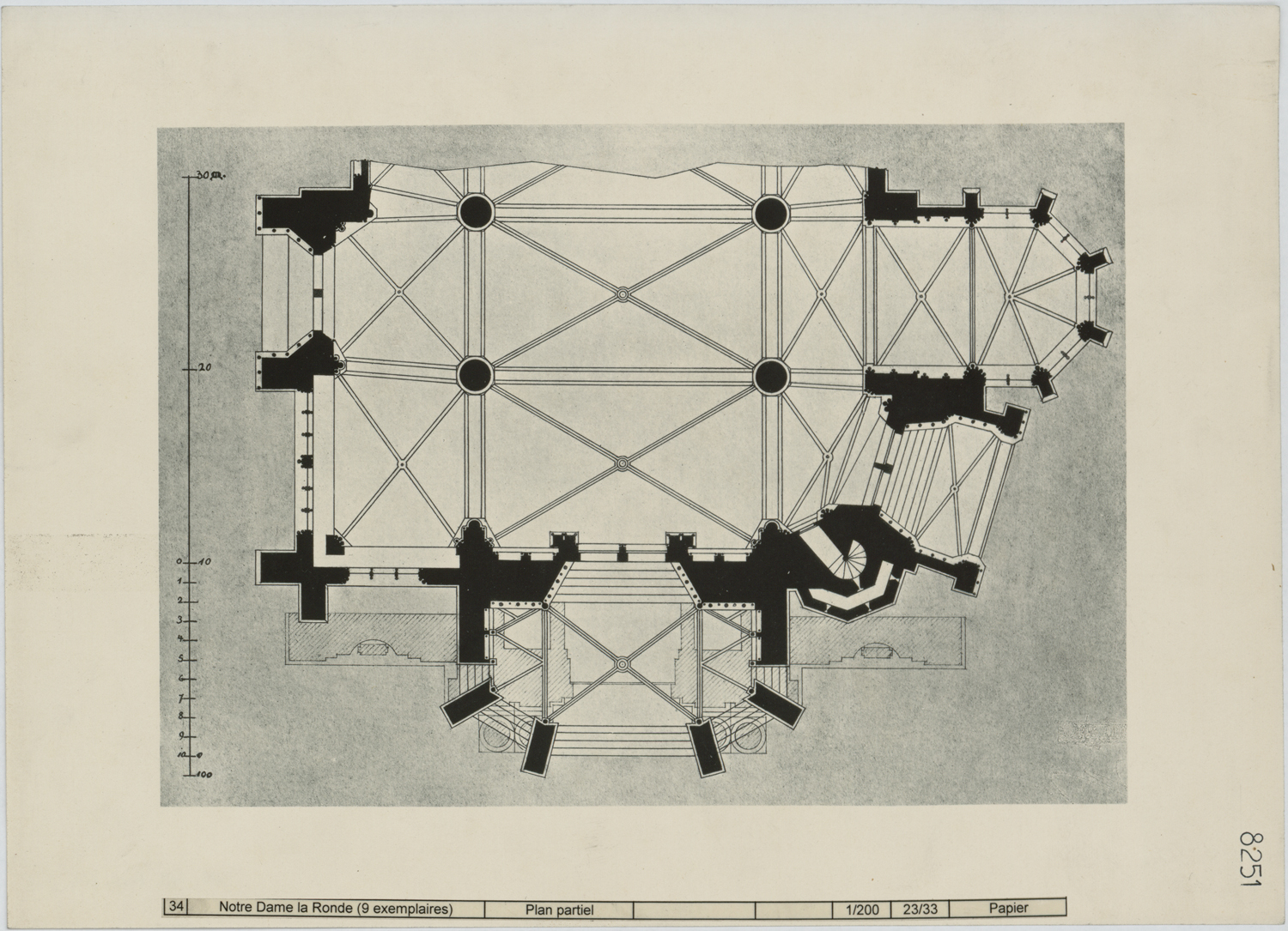 Notre-Dame la Ronde, plan de masse.