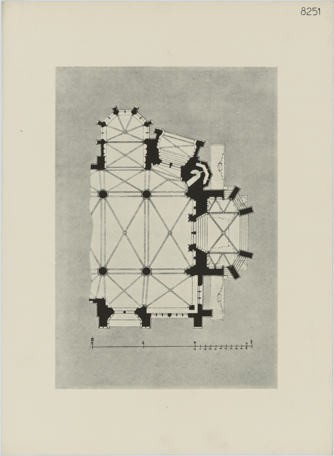 Notre-Dame la Ronde, plan de masse.