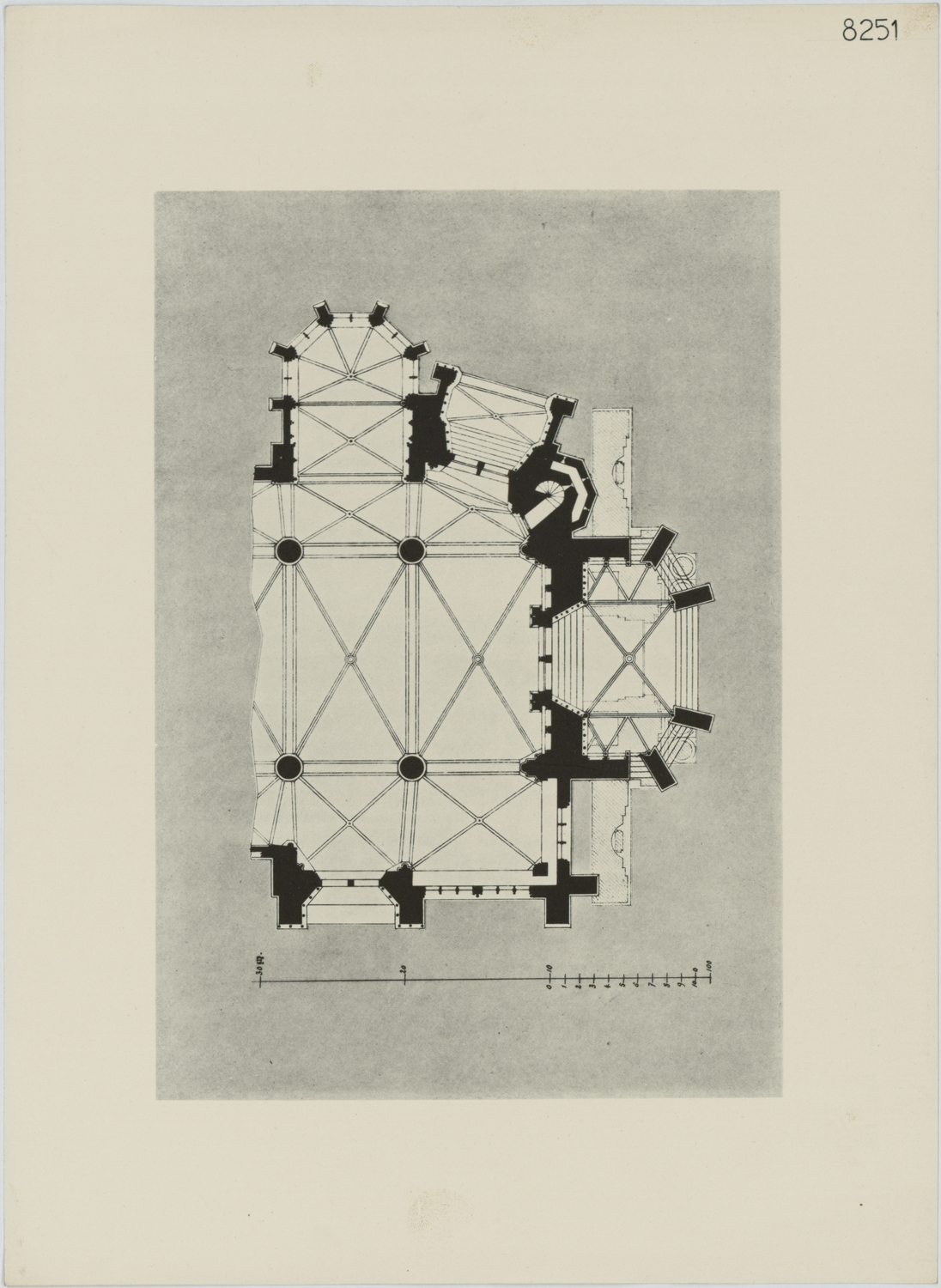 Notre-Dame la Ronde, plan de masse.