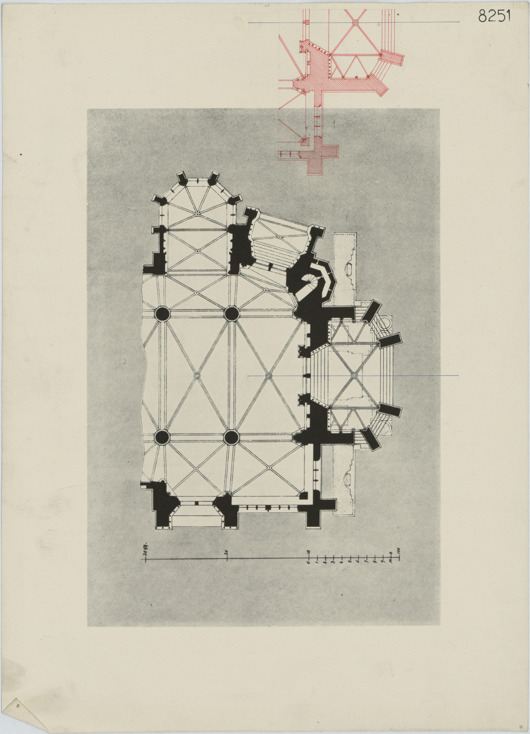 Notre-Dame la Ronde, plans de masse.