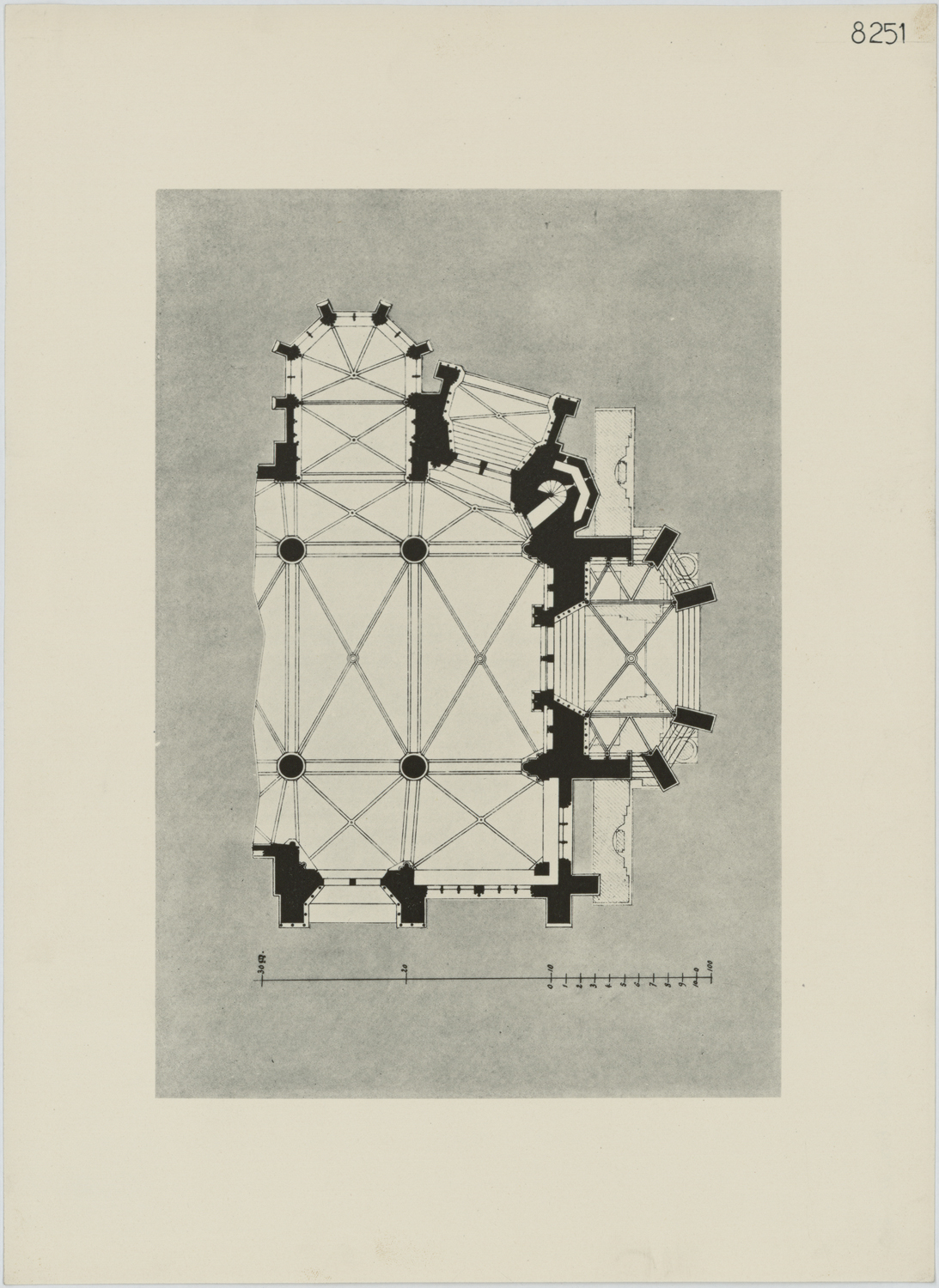 Notre-Dame la Ronde, plan de masse.