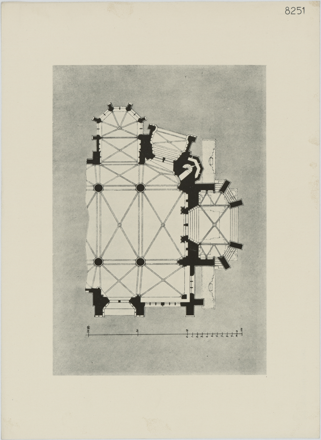 Notre-Dame la Ronde, plan de masse.