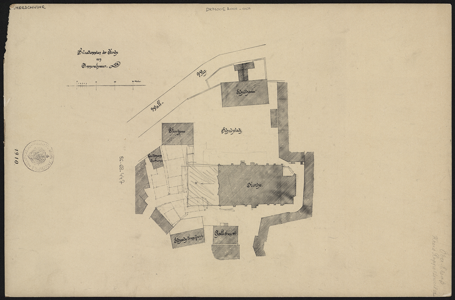 Plan de situation (état antérieur à 1910).