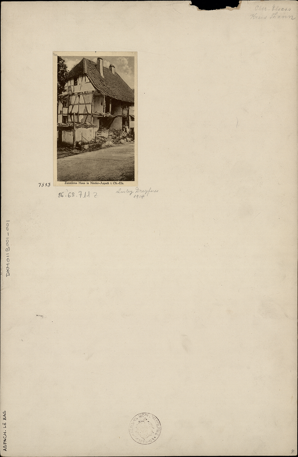Dommages de guerre, vue d’ensemble.