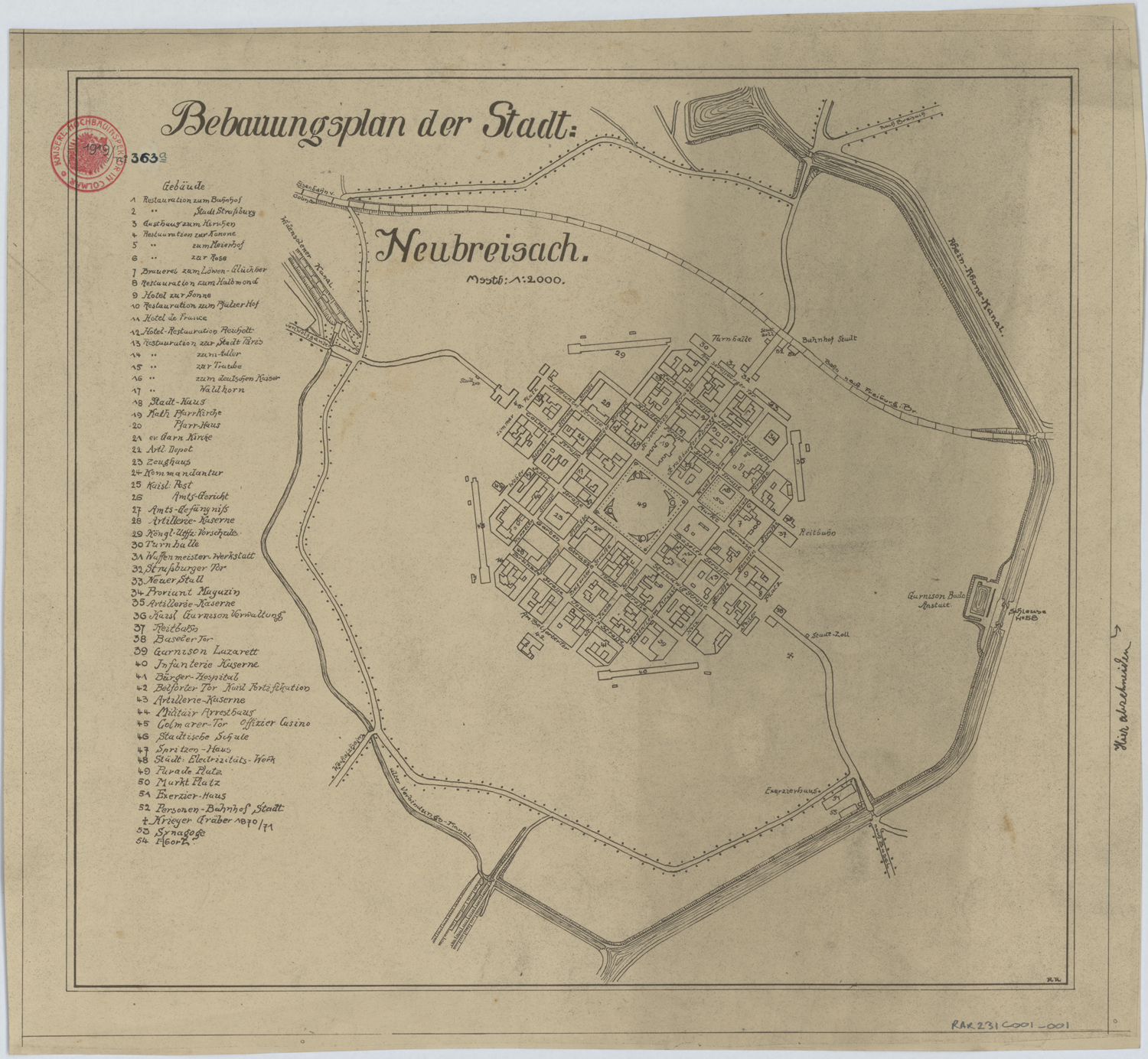 Plan d’ensemble.