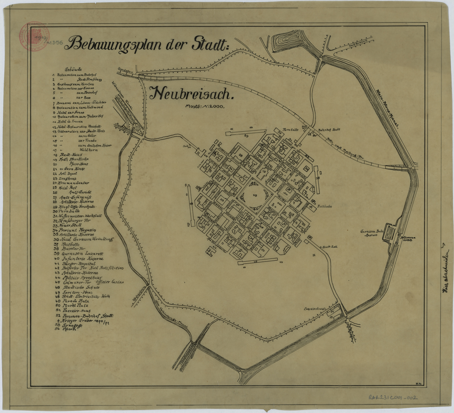 Plan d’ensemble.