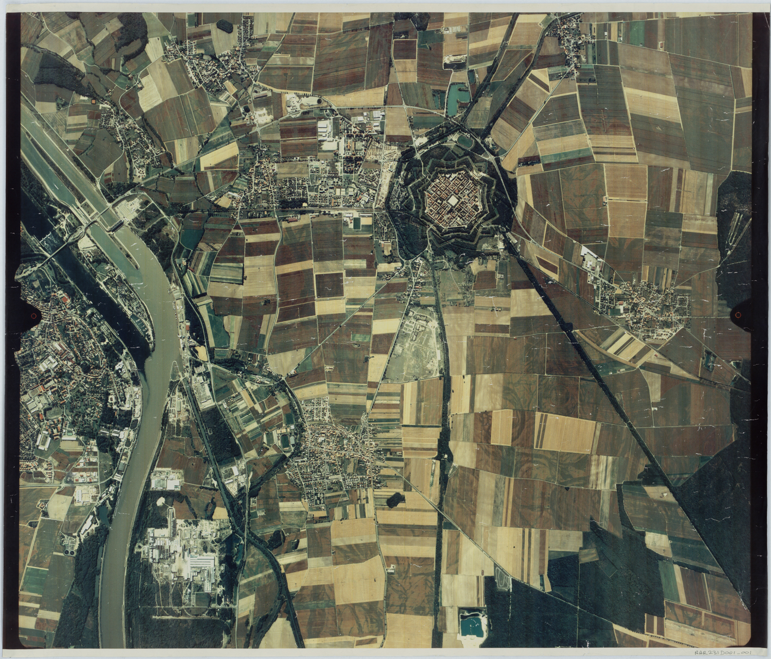 Vue aérienne.