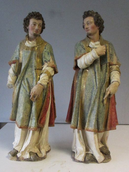 statues : Saint Gervais, Saint Protais
