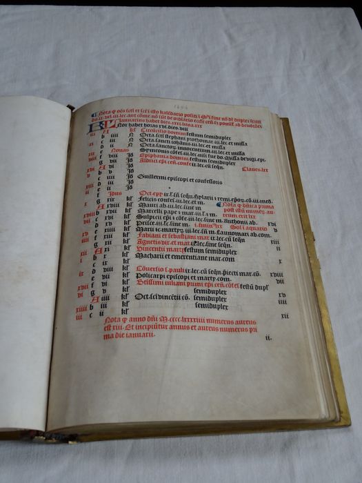 livre (missel), reliure : Missale cenomanense, appelé aussi Missel à l'usage du Mans
