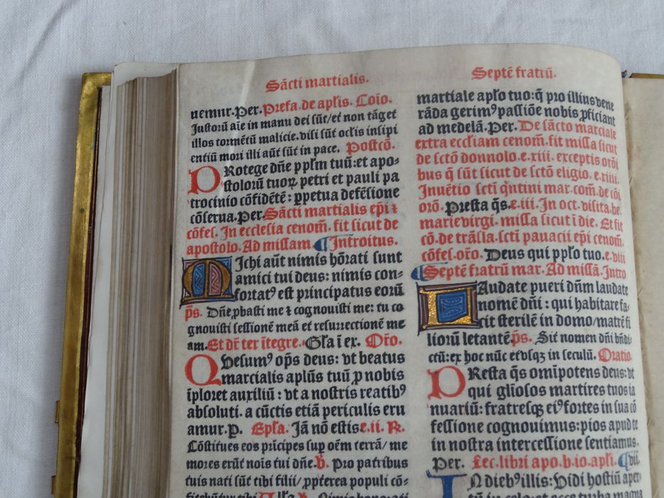 livre (missel), reliure : Missale cenomanense, appelé aussi Missel à l'usage du Mans