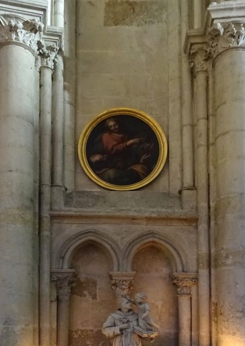 tableau et son cadre : Remise des clefs à saint Pierre