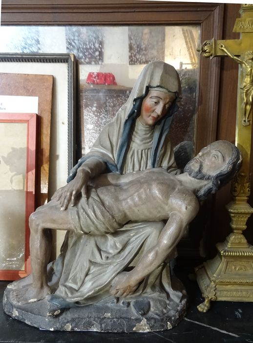 groupe sculpté : Vierge de Pitié