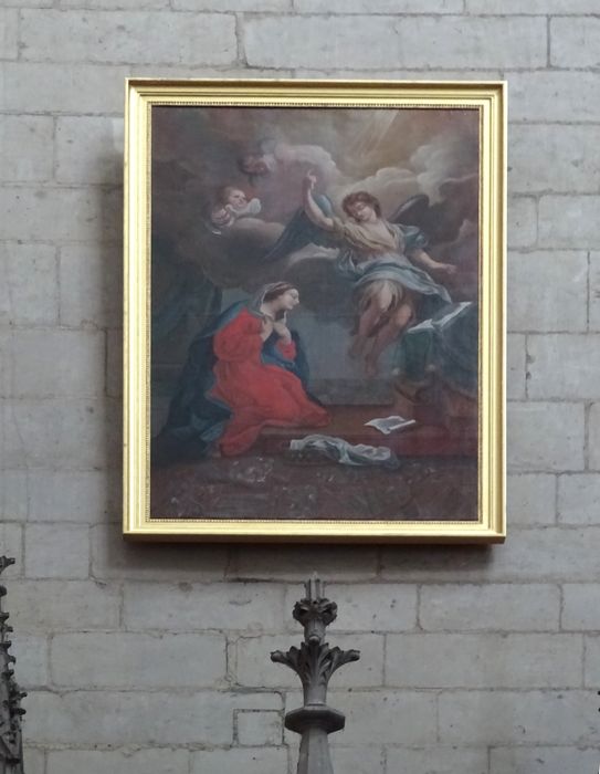 tableau et son cadre : Annonciation