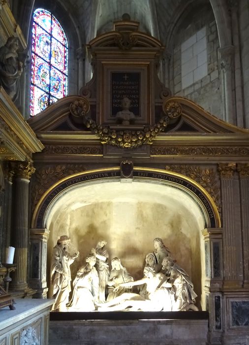 groupe sculpté : Mise au tombeau
