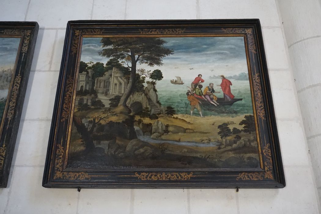 tableau, cadre : la Pêche miraculeuse - © Ministère de la Culture (France), Direction Régionale des Affaires Culturelles des Pays de la Loire – Tous droits réservés