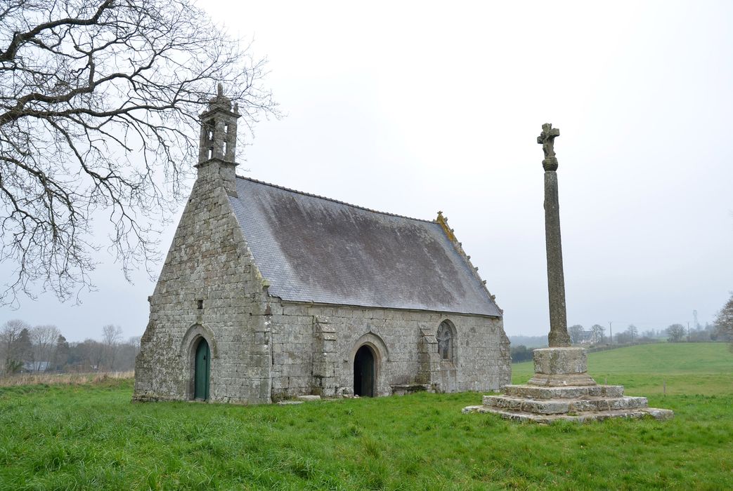Chapelle de Christ et croix : Vue générale sud-ouest
