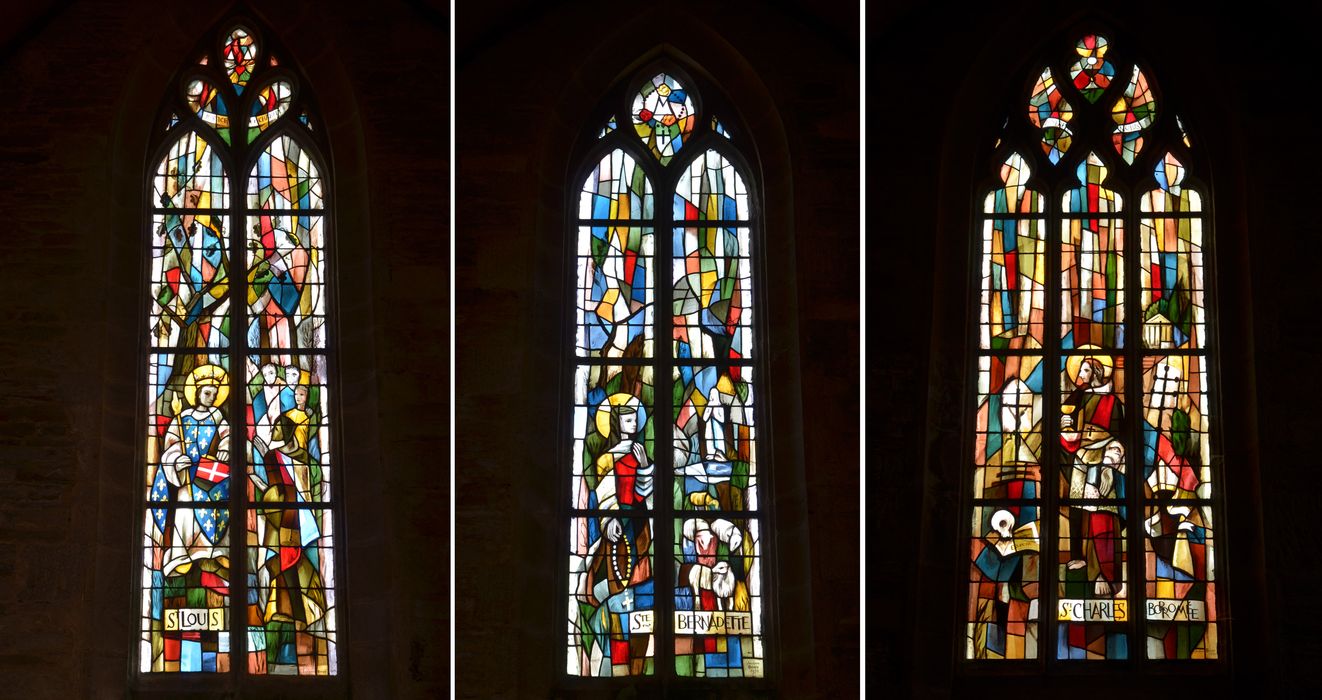 Eglise Sainte-Croix : Collatéraux, verrières (3)