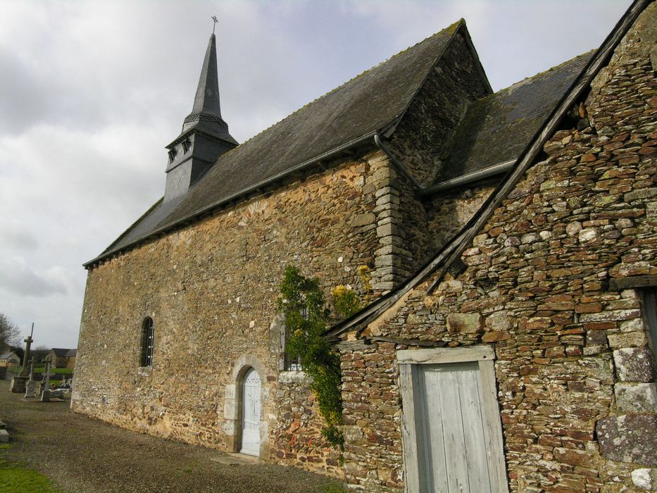 Eglise paroissiale Saint-Loup : Façade sud 