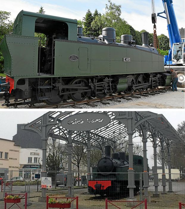 locomotive-tender Piguet, à voie métrique, 030 030 T E 415