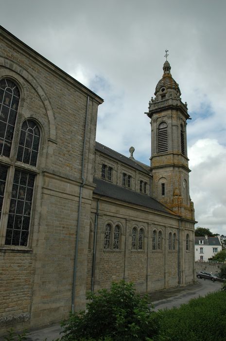 façade latérale nord, vue partielle