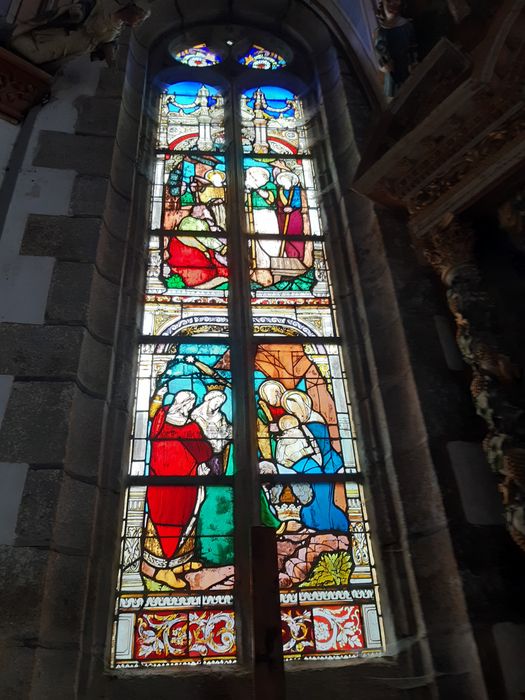 chapelle funéraire, verrière sud-est