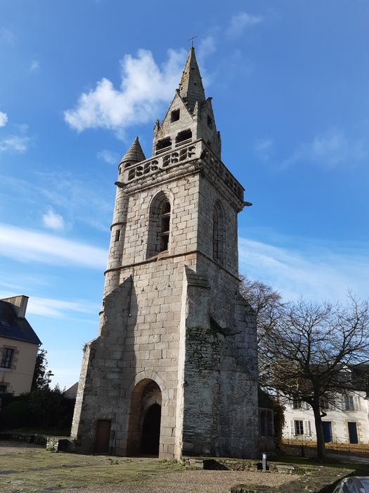 clocher, élévations est et nord