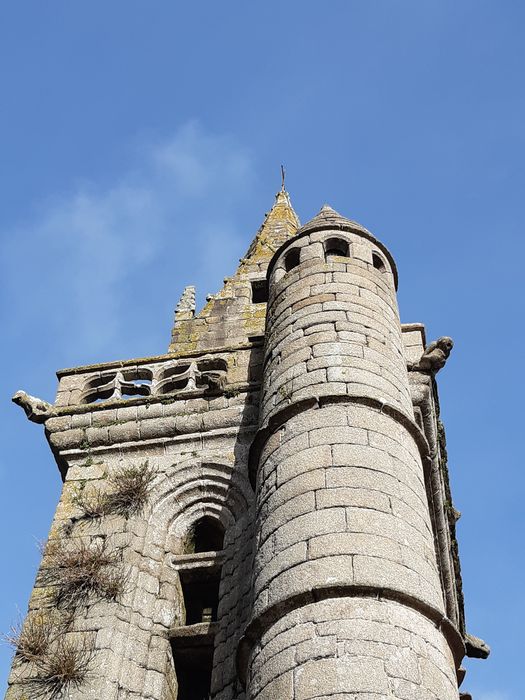 clocher, élévation sud, vue partielle