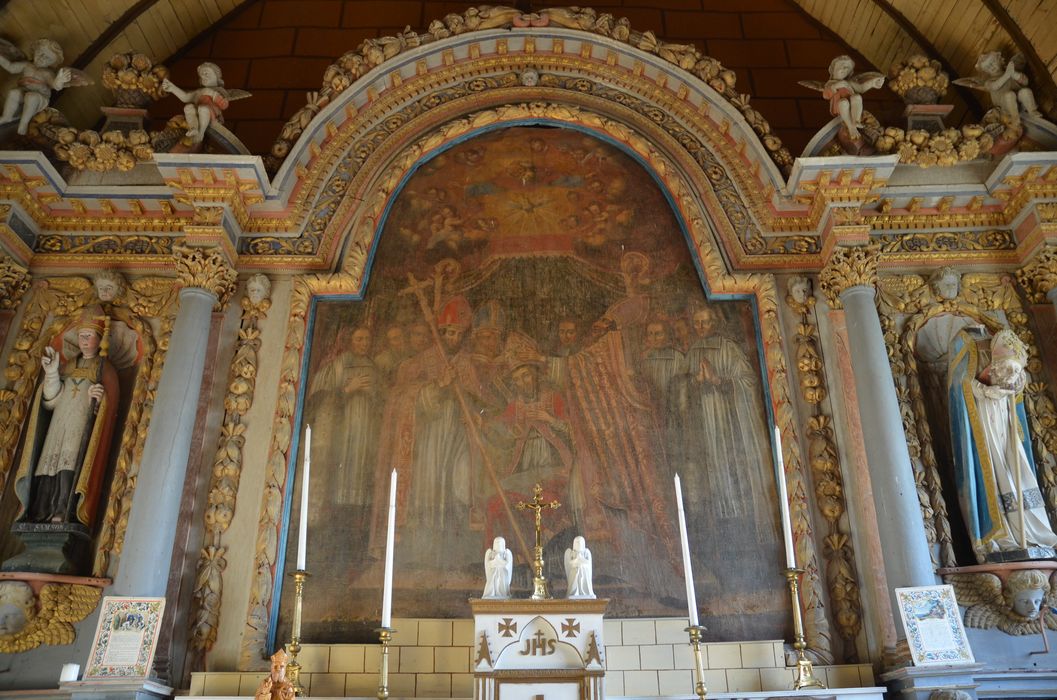 retable du maître-autel, tableau : Ordination épiscopale de saint Samson (l’)