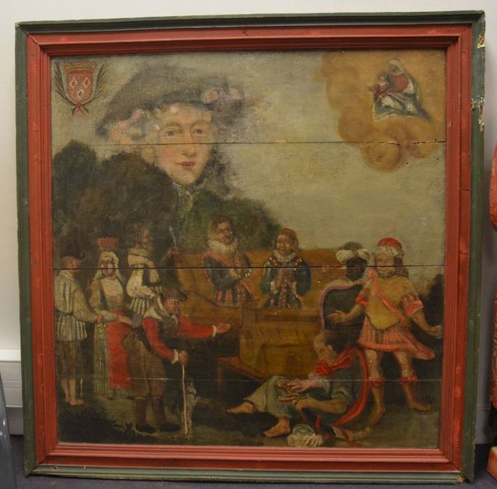 tableau ex-voto n°2 : Scène avec personnages