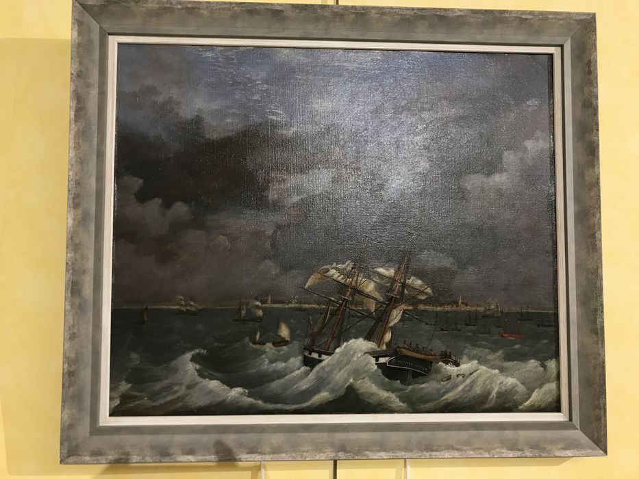 tableau ex-voto : Brick dans la tempête