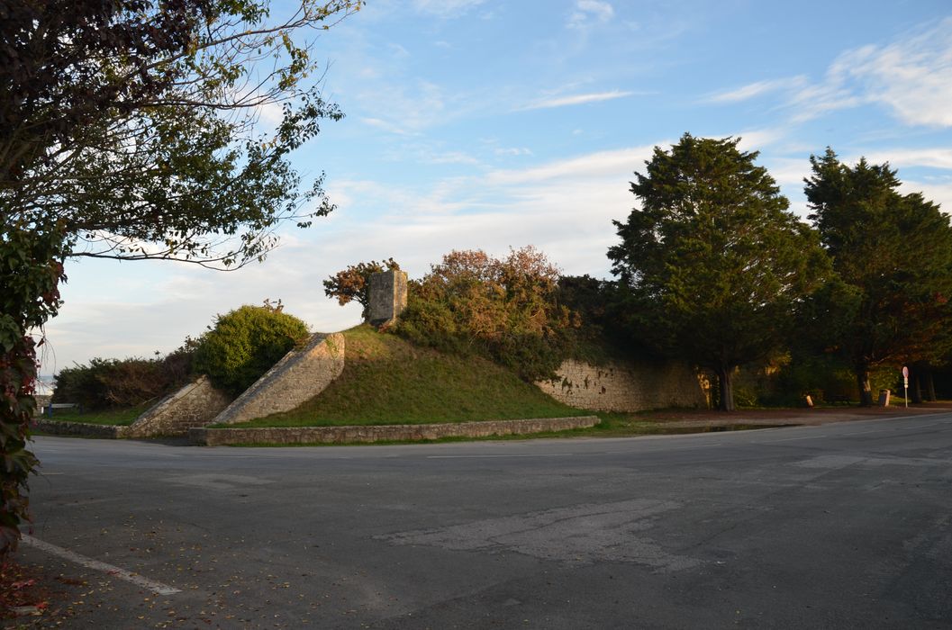 vue partielle du bastion depuis le Nord-Ouest