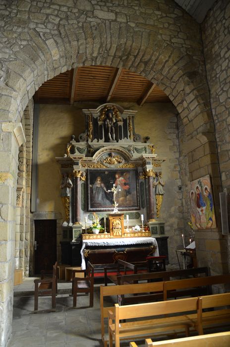 retable latéral, tableau : Annonciation