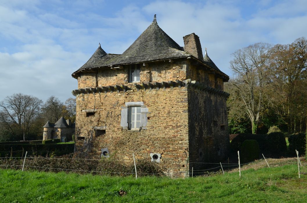 pavillon nord-est, façade sud-est