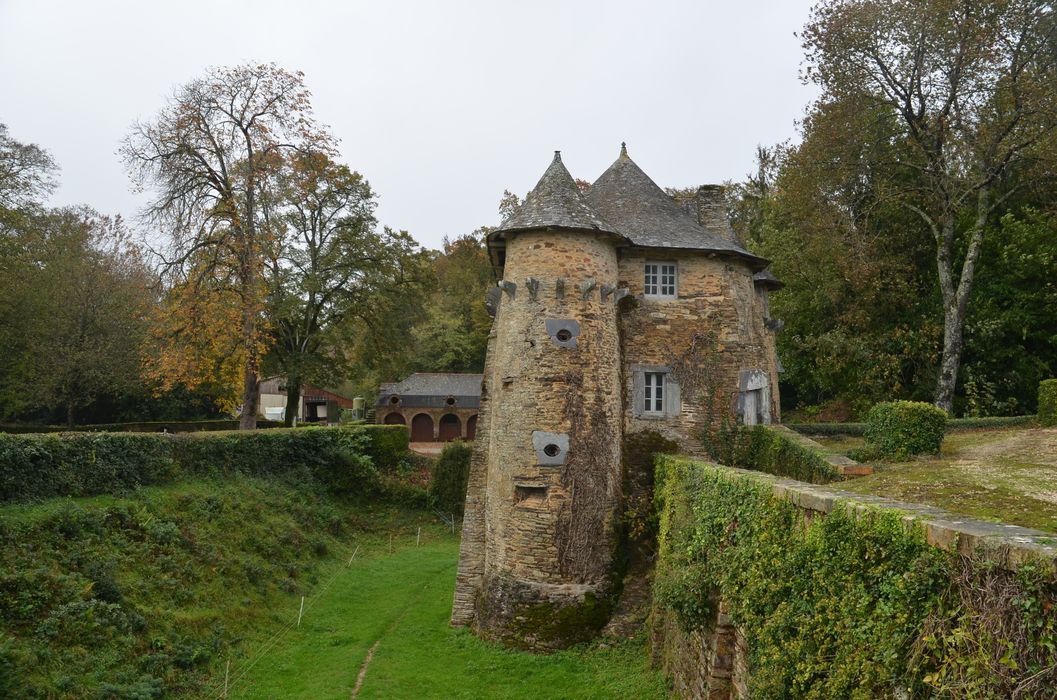 pavillon sud-ouest, façade sud-est