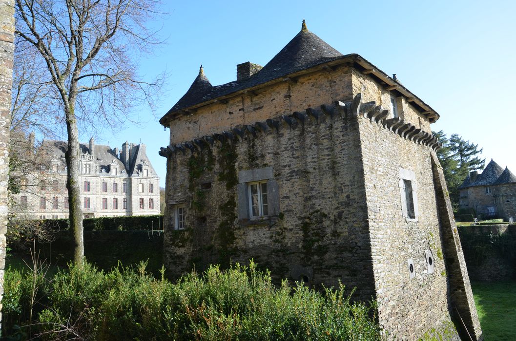 pavillon sud-ouest, façades sud-ouest nord-ouest